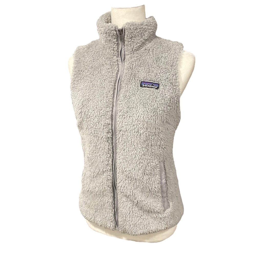 NEW Patagonia Fall 2017 Los Gatos Fleece Light Drifter Grey Vest Women's Small